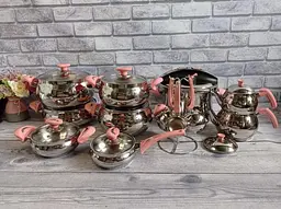 Набір посуду O.M.S. Collection 1028 Pink 22 предмети - мініатюра 5