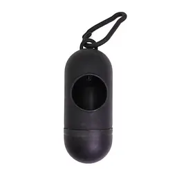 Диспенсер для пакетів Plastic Dog Poop Bag Dispenser чорний 10 х 4 см