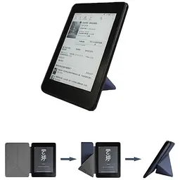 Обкладинка Ultra Slim Origami BeCover для Amazon Kindle Paperwhite 12th Gen. 2024 7" Deep Blue (712838) - мініатюра 3