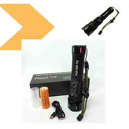 Ліхтар NIGHT VISION FLUORESCENCE XPRO CB-A280-TG з потужним білим і червоним COB LED, Li-Ion акумулятор, Power Bank, ЗУ Type-C, магніт, zoom (47159-A282_312) - мініатюра 2