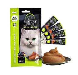 Кремові ласощі для котів Fine Cat - тунець (ціна за 1шт)