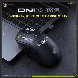 Комп'ютерна мишка Onikuma CW-905 Pro 12800 DPI Bluetooth 2.4GHz акумуляторна для ПК та ноутбука - мініатюра 3