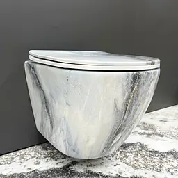 Підвісний унітаз VBI Vulcano granit VBI-020405, Мармур - мініатюра 5