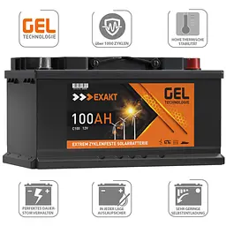 Акумулятор гелевий EXAKT C100 Solar Batterie 100Аh/12V GEL - мініатюра 3