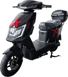 Електроскутер Двомісний Corso FLASHX (1200W 72V/23Ah LiFePO₄) Чорний