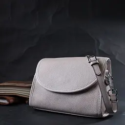 Жіноча шкіряна сумка Vintage з напівкруглим клапаном 20.5х14х8.5 см sum0029015 - мініатюра 9