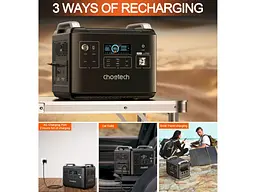 Зарядна станція Choetech 2000Wh (BS006) - мініатюра 6