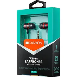 Навушники Canyon CNE-CEP3R Red (CNE-CEP3R) - мініатюра 4