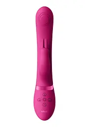 Вібратор-кролик Vive May G-Spot 22 см рожевий - мініатюра 8