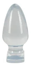 Анальна пробка Crystal Clear Big Plug 13 см (прозорий) - мініатюра 2
