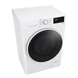 Пральна машина LG фронтальна, 7кг, 1200, A+++, 48см, дисплей, пара, інвертор, білий (F2V3HS7WW) - мініатюра 7