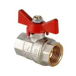 Кран кульовий повнопрохідний Valves 0004 вода 3/4" ВВ PN30 30412