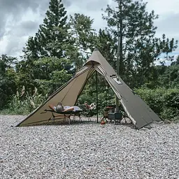 Намет із гострою верхівкою Naturehike (CNK2300ZP025) коричневий - мініатюра 6