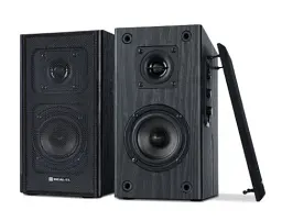 Колонки 2.0 REAL-EL S-250 Black, 2 x 10 Вт, МДФ, живлення від мережі 220V, керування збоку (S-250) - мініатюра 2