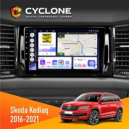 Штатна магнітола Skoda Kodiaq 2016-2021 Cyclone C10-011 4x64, DSP Cyclone (НФ-00005283)