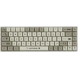 Клавіатура Ajazz AK680 Wired Red Switch RGB White Grey