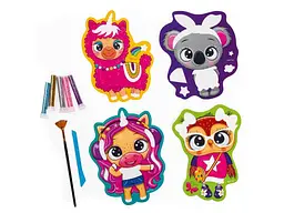 Набір для творчості VLADI TOYS "Glitter Art. Блискучі звірята" VT4501-11 (укр) - мініатюра 5