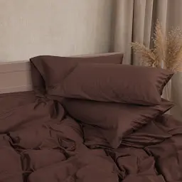 Підковдра MirSon Сатин Satin Premium Cacao Active 110 x 140 см (2200013489498) - мініатюра 4