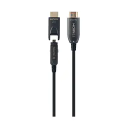 Кабель мультимедійний HDMI to HDMI 30.0m AOC V.2.0, 4K 60Hz Gold Cablexpert (CCBP-HDMID-AOC-30M) - мініатюра 2