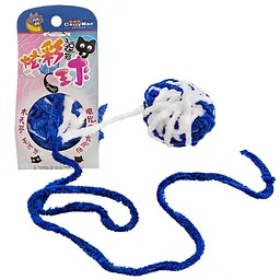 CattyMan Caddice Ball Long Tail мяч довгий хвіст іграшка для котів Cиній