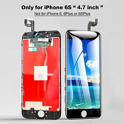 EFAITHFIX Дисплей для iPhone 6S Заміна РК-екрана Чорний 4,7-дюймовий дисплей у зборі Рамки 3D Сенсорний екран Дигітайзер - мініатюра 2
