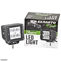 Світлодіодна додаткова LED фара Belauto Sport Алюмінієвий корпус (BOL0604S) - мініатюра 3