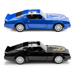 Автомодель - PONTIAC FIREBIRD 1978 (чорний, синій) - мініатюра 12