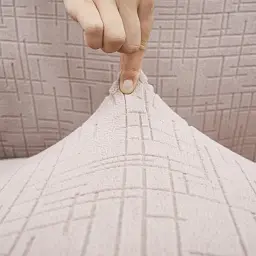 Чохол на диван 2-місний Love You New Corn Fleece светло-сірий (81215) - мініатюра 3