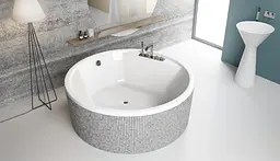 Ванна акрилова Radaway Meteora 160x160 + ніжки (WA1-39-160U) - мініатюра 2