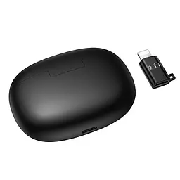 Бездротова мікрофонна система HOCO L19 Graceful wireless microphone(iP/Type-C) Black (6942007655477) - мініатюра 7