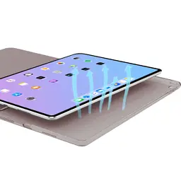 Чохол до планшета BeCover Tri Fold Hard Apple iPad mini 6 2021 Rose Gold (706859) - мініатюра 3