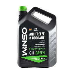Антифриз Winso Antifreeze & Coolant Green -40°C зелений G11, 5 кг (880950) - мініатюра 2