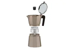 Кавоварка гейзерна алюмінієва Maestro MR-1666-9-BROWN 450 мл коричнева - мініатюра 2