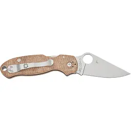 Ніж Spyderco Para 3 CPM Cru-Wear Micarta Brown (C223MPCW) - мініатюра 2