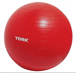Фітбол York Fitness 55см червоний + насос - мініатюра 2