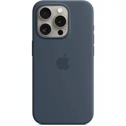 Чохол-накладка Apple Silicone Case with MagSafe для Apple iPhone 15 Pro Storm Blue (MT1D3) - мініатюра 2