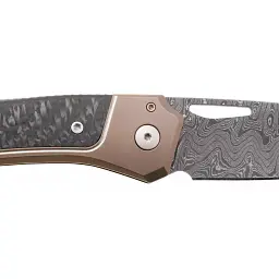 Ніж Lionsteel Twain Damascus Titanium Carbon Fiber Bronze - мініатюра 4