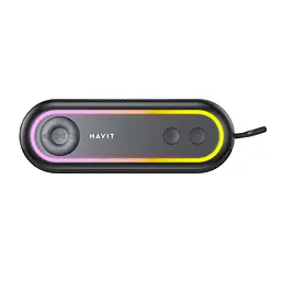 Портативна колонка HAVIT HV-SK810BT IPX5 12W RGB Black HAVIT (28476-000) - мініатюра 3