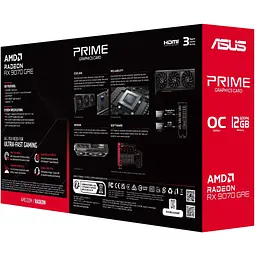 Відеокарта ASUS Radeon RX 9070 GRE 12Gb PRIME OC (PRIME-RX9070GRE-O12G) - мініатюра 12