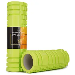 Масажний ролик Cornix EVA 45 x 14 см (валик, роллер) XR-0040 Green