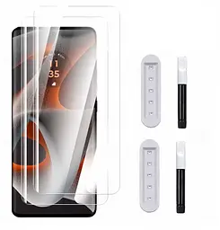 Захисне скло DK для Xiaomi Redmi Note 14 Pro UV Curved 017496 clear 2 шт. - мініатюра 3