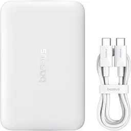 Універсальна мобільна батарея Baseus EnerFill FM11 Ultra-Mini Magnetic 22.5W 10 000mAh білий P1008210E213-00