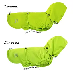 Вітровка для такс Hat-Dog неон (M/Дівчинка) - мініатюра 5