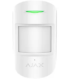 Бездротовий датчик руху і розбиття скла Ajax CombiProtect 7170.06.WH1/38097.06.WH1 White