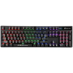 Клавіатура Xtrike ME GK-980 6 colors-LED Mechanical Red Switch USB Black (GK-980)