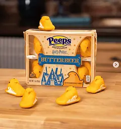 Маршмеллоу Peeps Harry Potter Butterbeer Marshmallow Chicks 85г - мініатюра 4