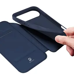 Чохол-книжка Dux Ducis з кишенею для візиток для Apple iPhone 17 Air (6.5) Синій - мініатюра 3
