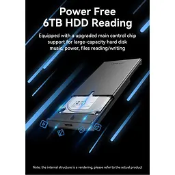 Зовнішня кишеня Vention 2.5" HDD/SSD USB 3.0 Micro-B Black (KPAB0) - мініатюра 7