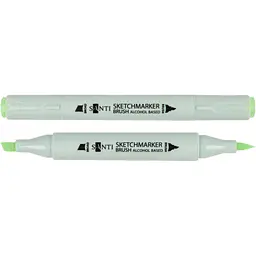 Набір спиртових маркерів Santi Brush SA-173 тьмяно-зелений 6 шт. (390966)