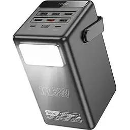 Портативна батарея Hoco DB03 Endure 22.5W PB Lamp 100000 mAh Black - мініатюра 2